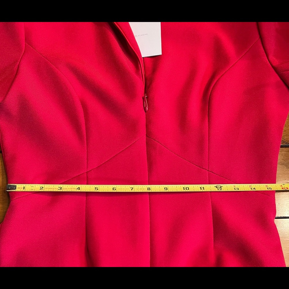 L'Academie The Julia Jumpsuit in Scarlet Red SzLarge - Picture 4 of 11